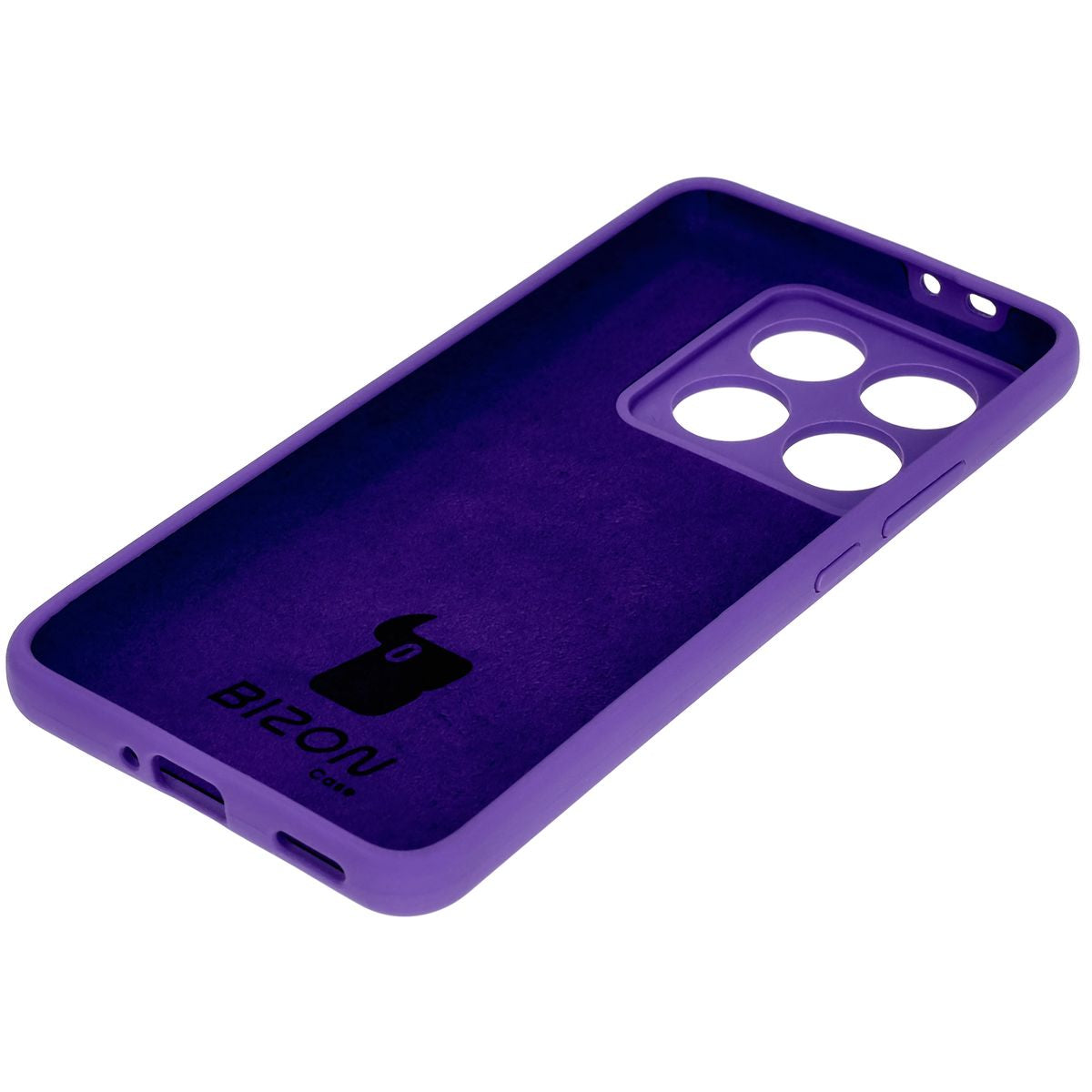 Silikon Handyhülle für Xiaomi 14T Pro, Bizon Soft Case, Violett