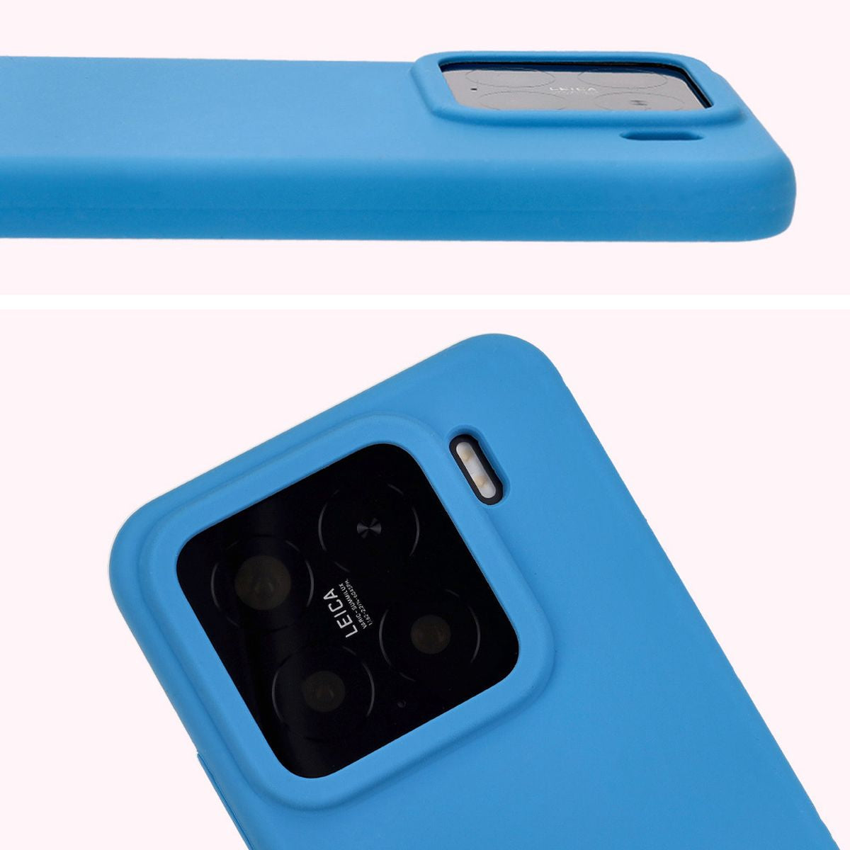 Silikon Handyhülle für Xiaomi 15, Bizon Soft Case, Blau