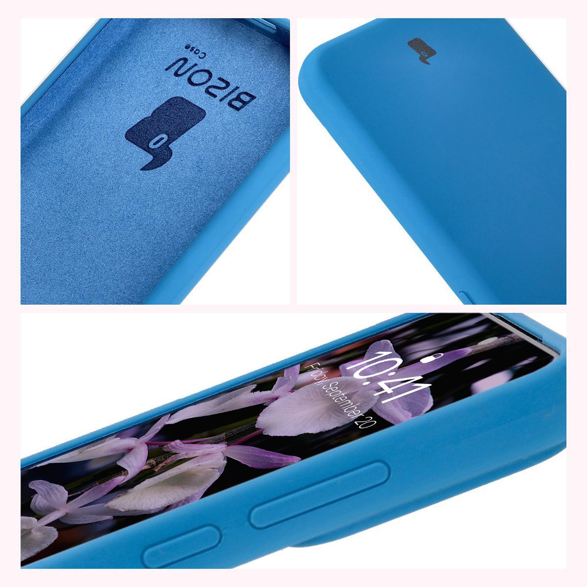 Silikon Handyhülle für Xiaomi 15, Bizon Soft Case, Blau