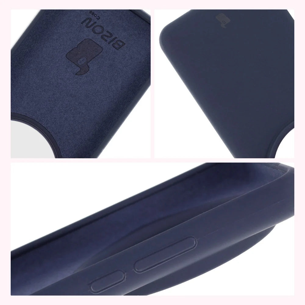 Silikon Handyhülle für Xiaomi 15 Ultra, Bizon Soft Case, Dunkelblau