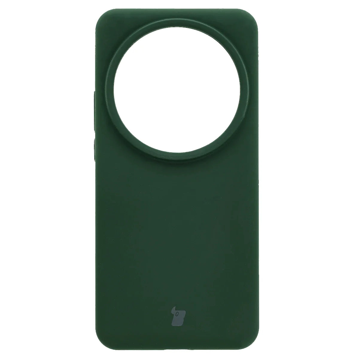 Silikon Handyhülle für Xiaomi 15 Ultra, Bizon Soft Case, Dunkelgrün