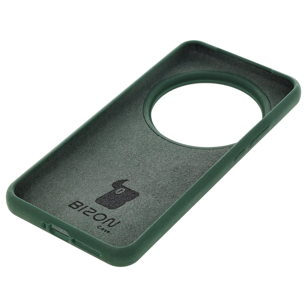 Silikon Handyhülle für Xiaomi 15 Ultra, Bizon Soft Case, Dunkelgrün