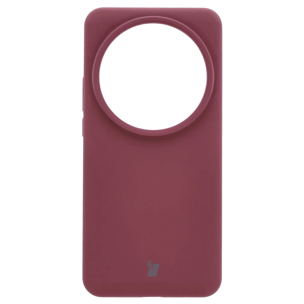 Silikon Handyhülle für Xiaomi 15 Ultra, Bizon Soft Case, Pflaumenfarbe