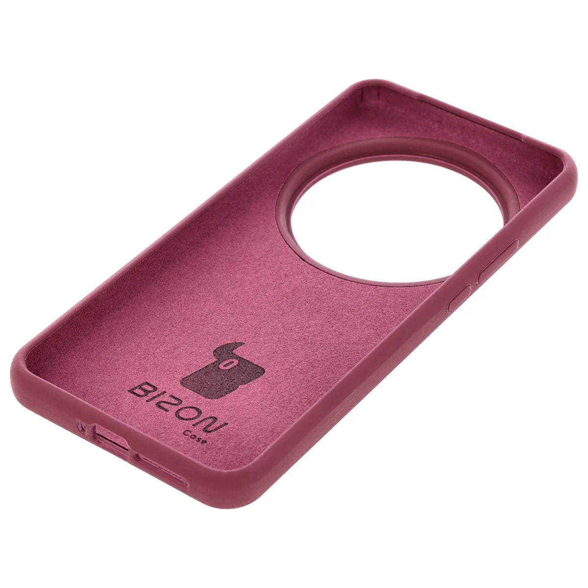 Silikon Handyhülle für Xiaomi 15 Ultra, Bizon Soft Case, Pflaumenfarbe