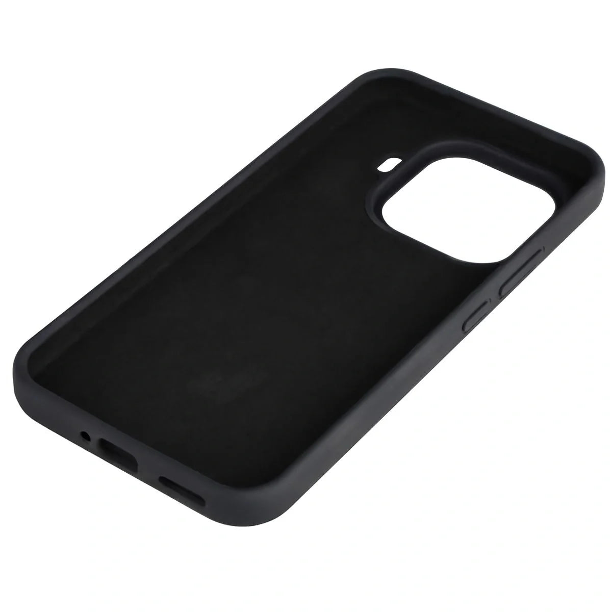 Silikon Handyhülle für Xiaomi 15T Pro, Bizon Soft Case, Schwarz