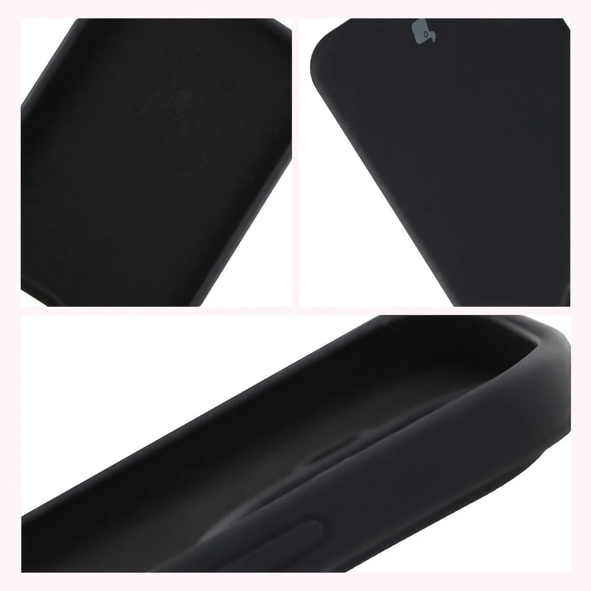 Silikon Handyhülle für Xiaomi 15T Pro, Bizon Soft Case, Schwarz