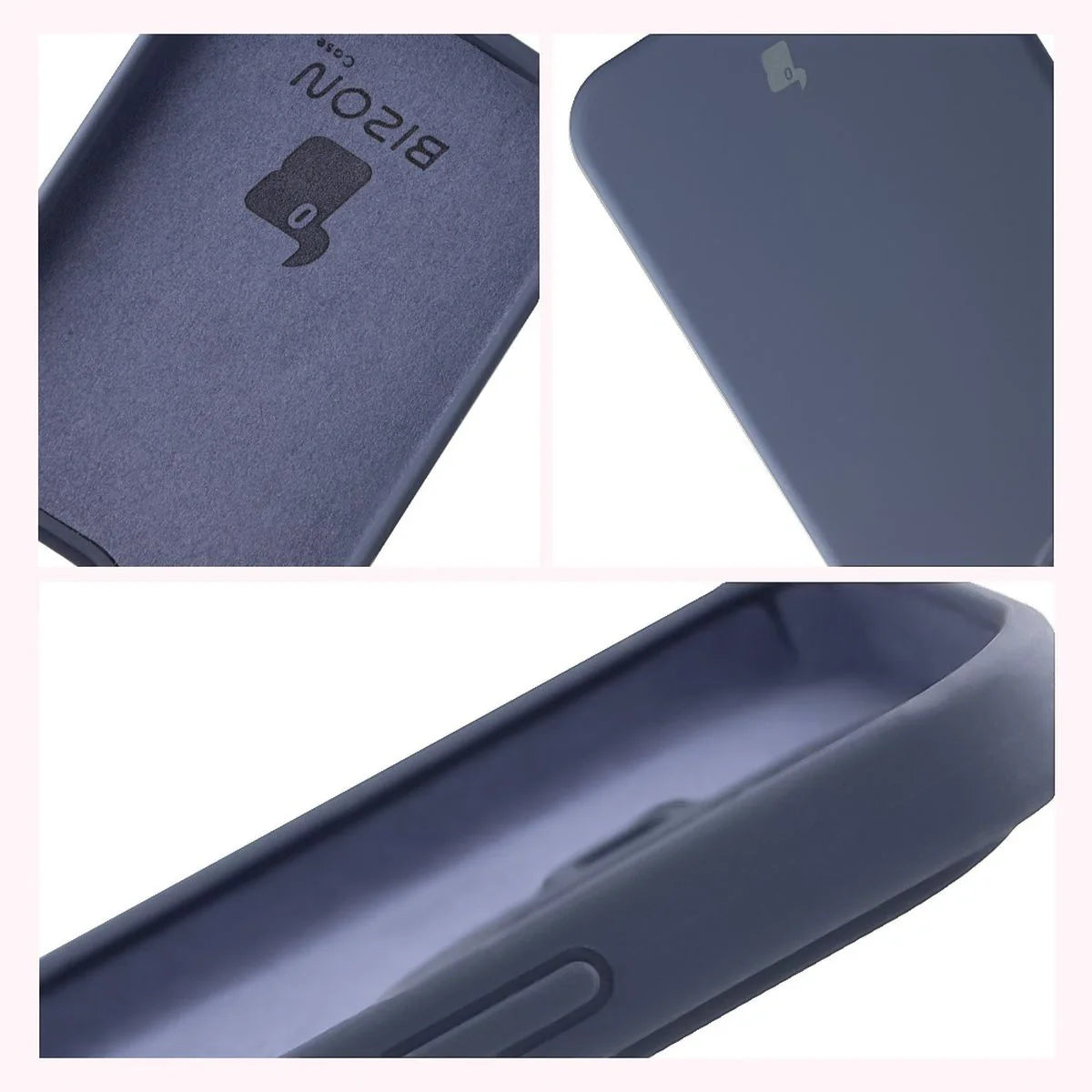 Silikon Handyhülle für Xiaomi 15T Pro, Bizon Soft Case, Dunkelblau