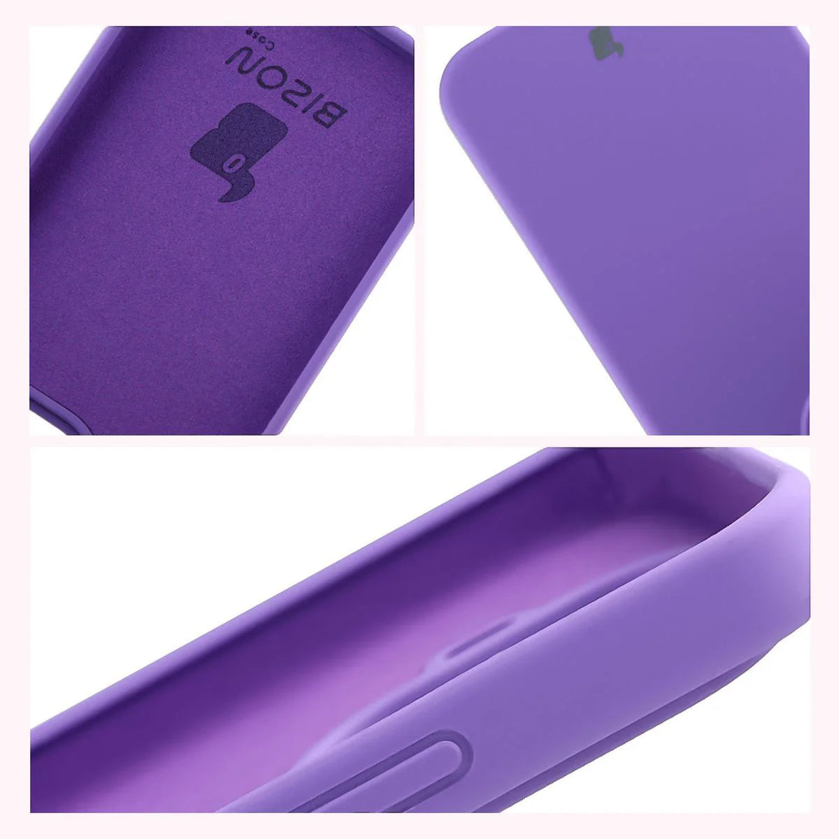 Silikon Handyhülle für Xiaomi 15T Pro, Bizon Soft Case, Violett