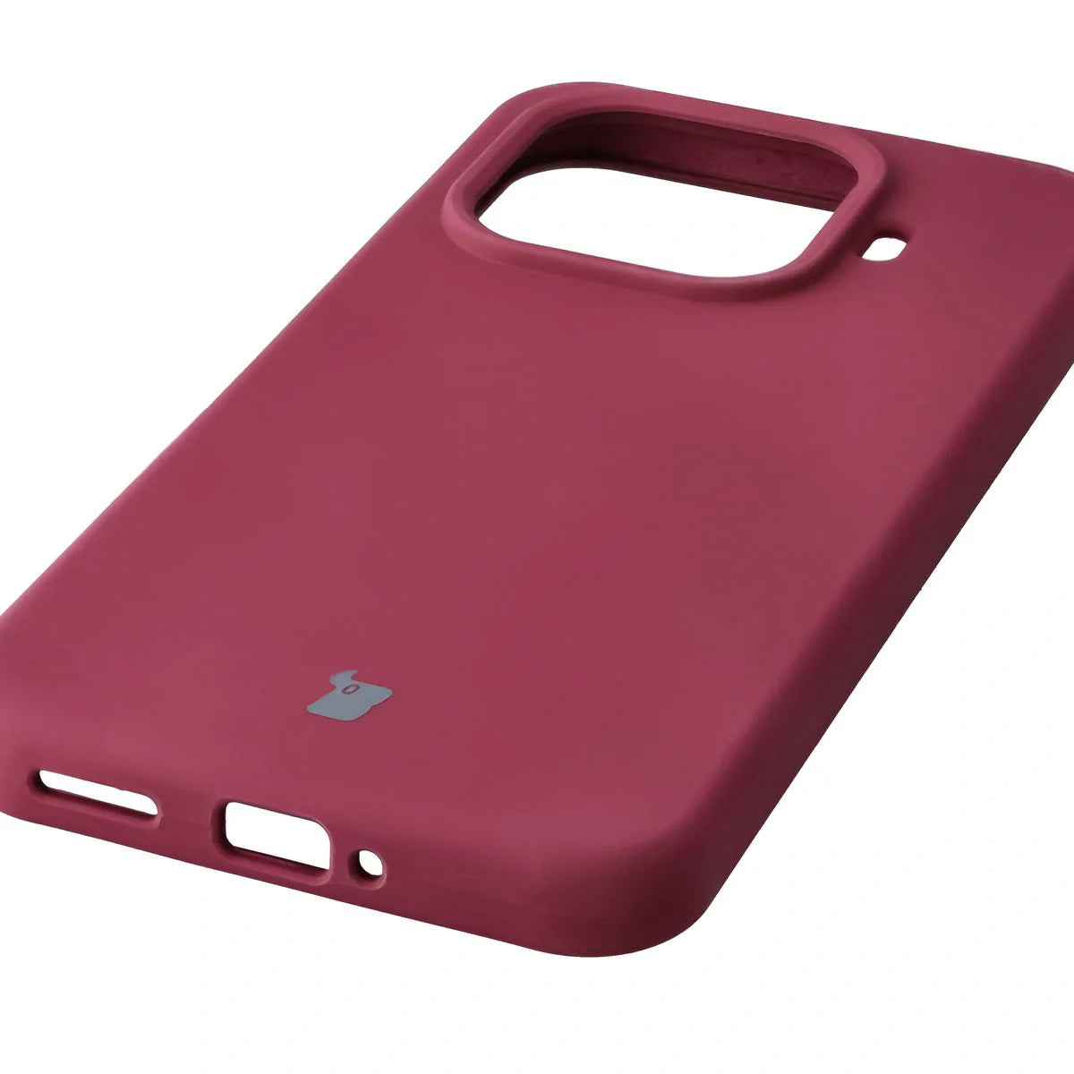 Silikon Handyhülle für Xiaomi 15T Pro, Bizon Soft Case, Pflaumenfarbe