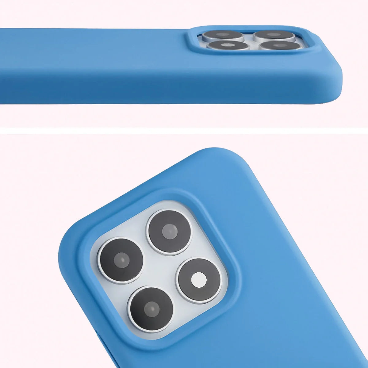 Silikon Handyhülle für Xiaomi 17, Bizon Soft Case, Blau
