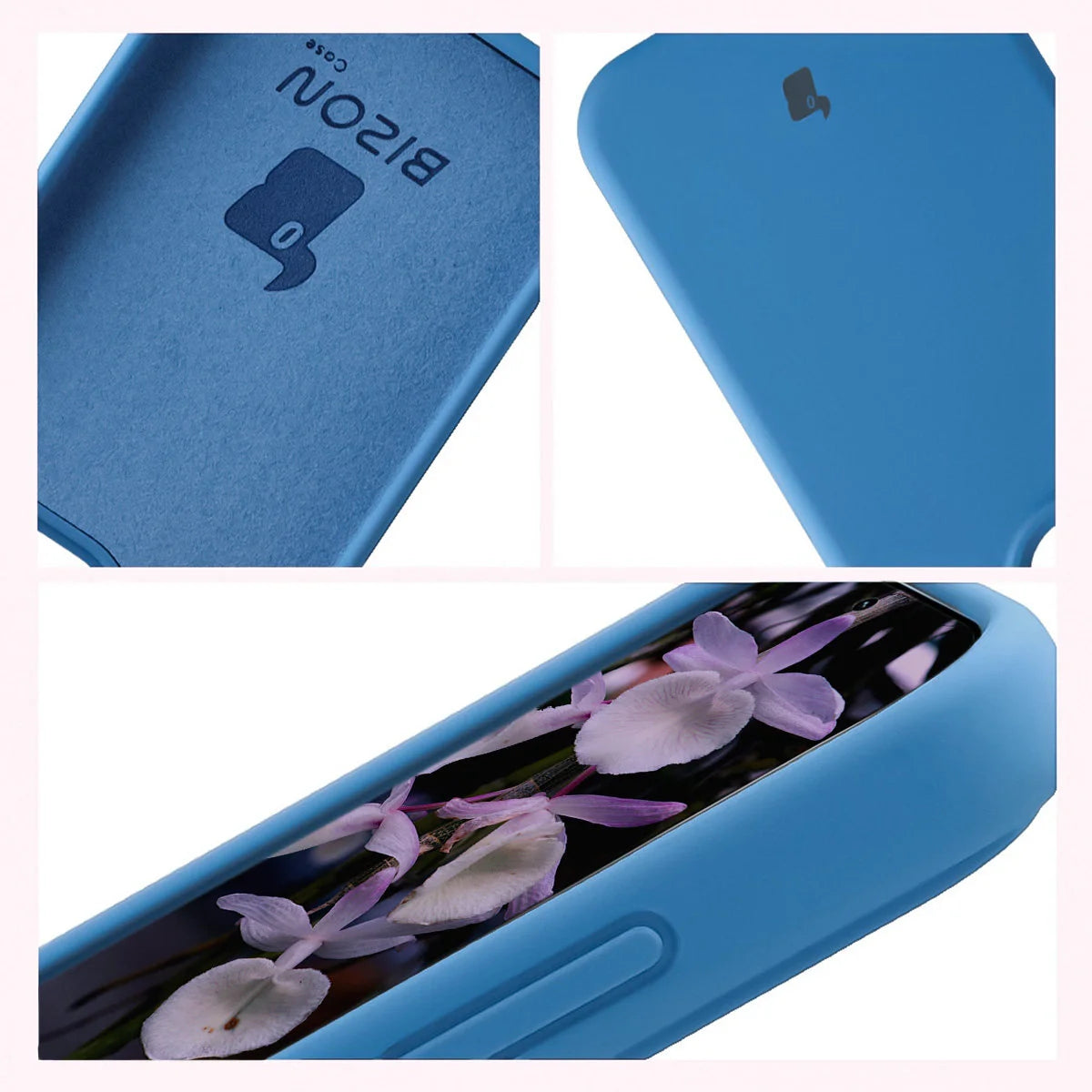 Silikon Handyhülle für Xiaomi 17, Bizon Soft Case, Blau
