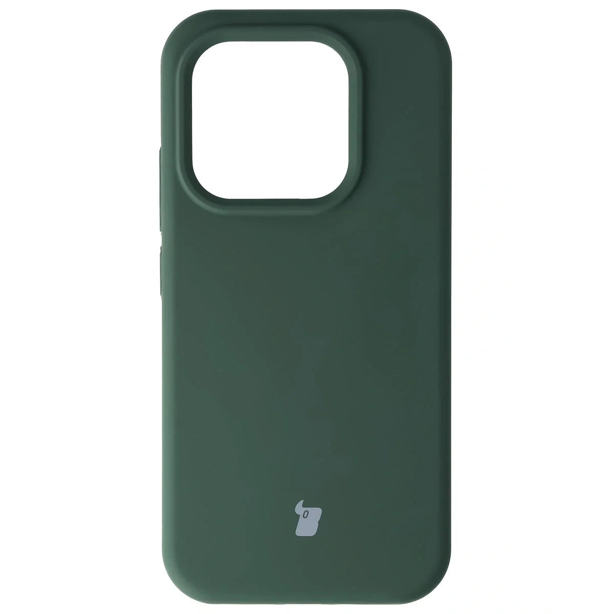 Silikon Handyhülle für Xiaomi 17, Bizon Soft Case, Dunkelgrün