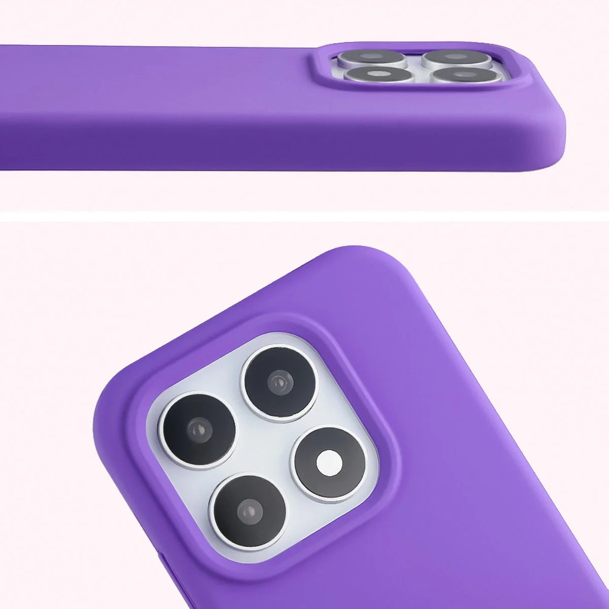 Silikon Handyhülle für Xiaomi 17, Bizon Soft Case, Violett