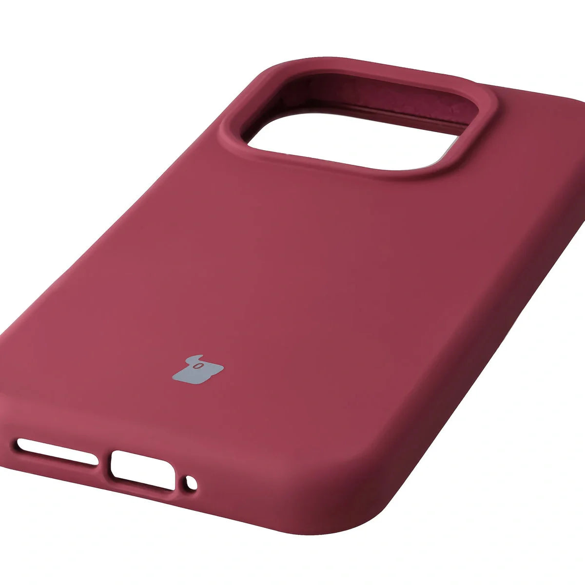 Silikon Handyhülle für Xiaomi 17, Bizon Soft Case, Pflaumenfarbe