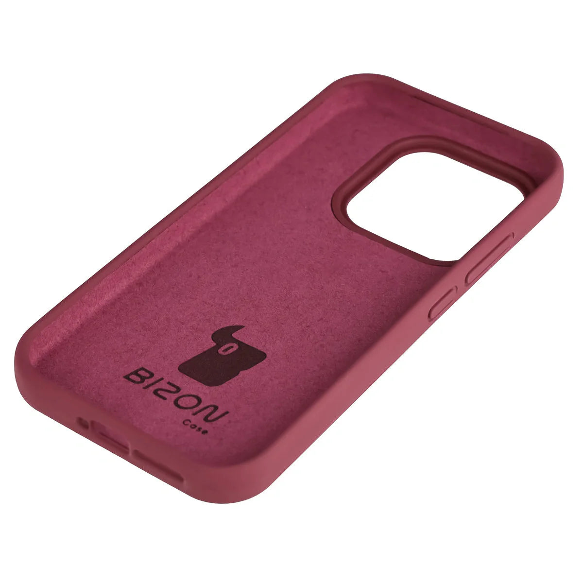 Silikon Handyhülle für Xiaomi 17, Bizon Soft Case, Pflaumenfarbe