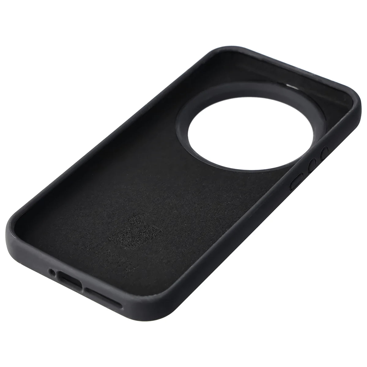 Silikon Handyhülle für Xiaomi 17 Ultra, Bizon Soft Case, Schwarz