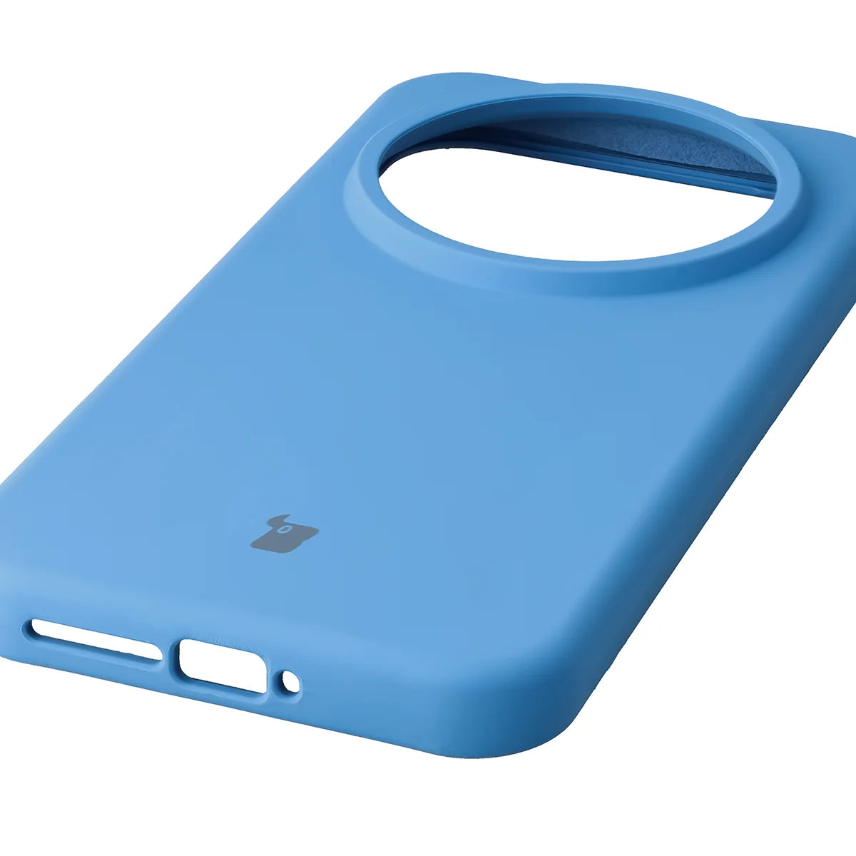 Silikon Handyhülle für Xiaomi 17 Ultra, Bizon Soft Case, Blau