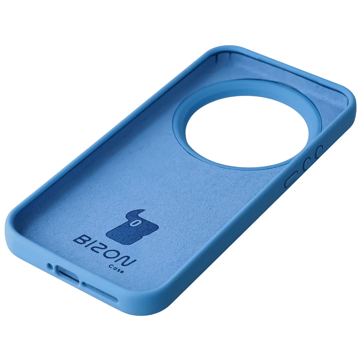 Silikon Handyhülle für Xiaomi 17 Ultra, Bizon Soft Case, Blau