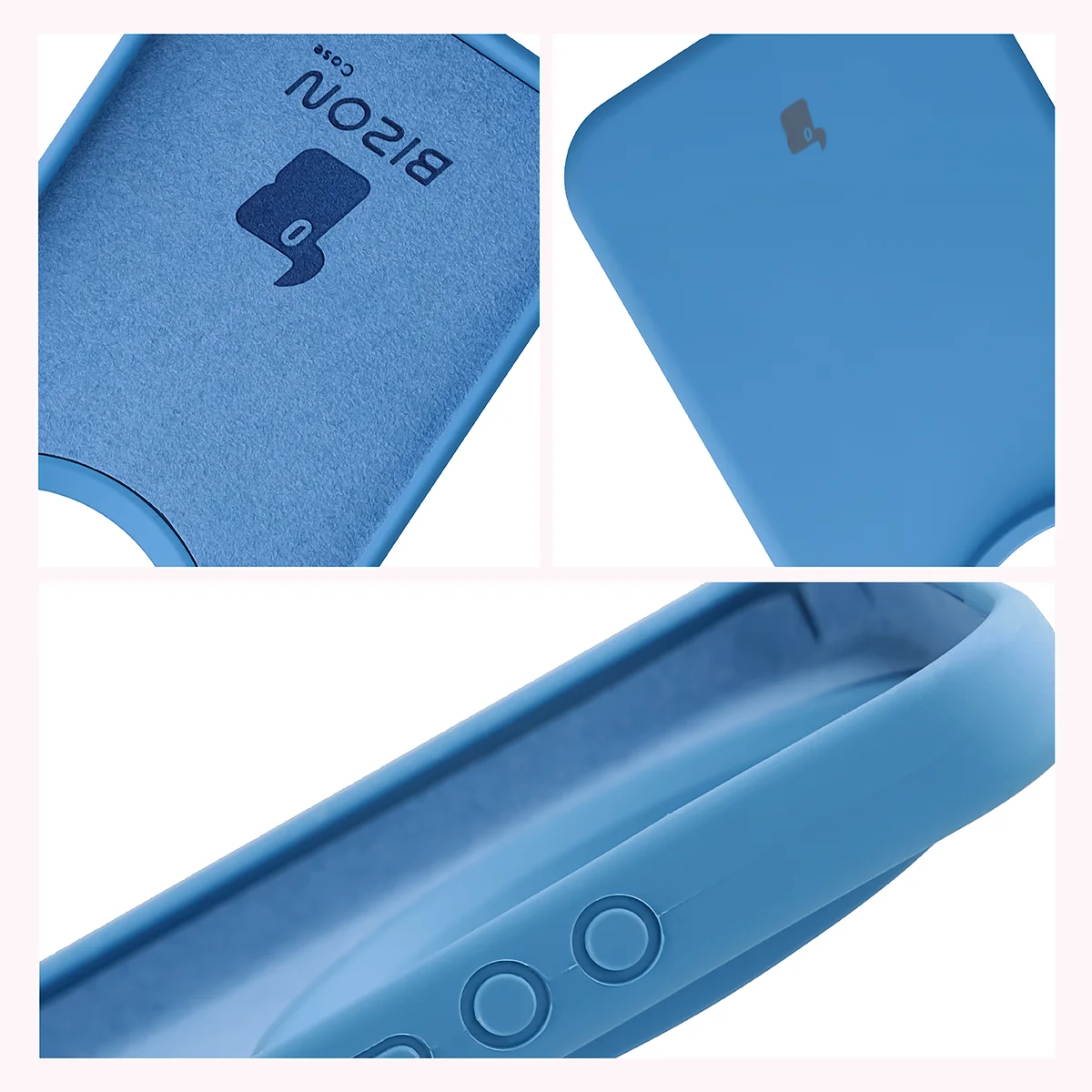 Silikon Handyhülle für Xiaomi 17 Ultra, Bizon Soft Case, Blau
