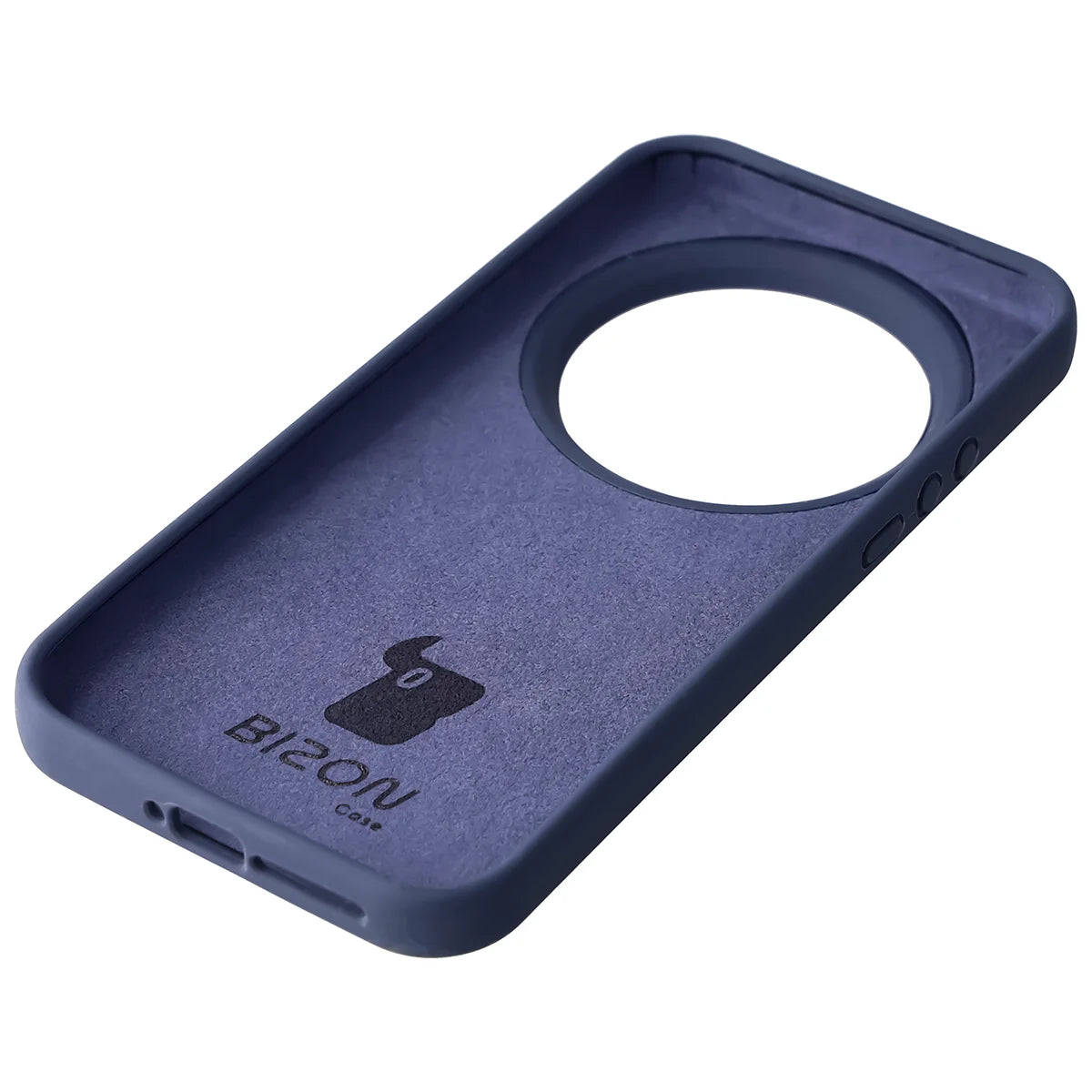 Silikon Handyhülle für Xiaomi 17 Ultra, Bizon Soft Case, Dunkelblau