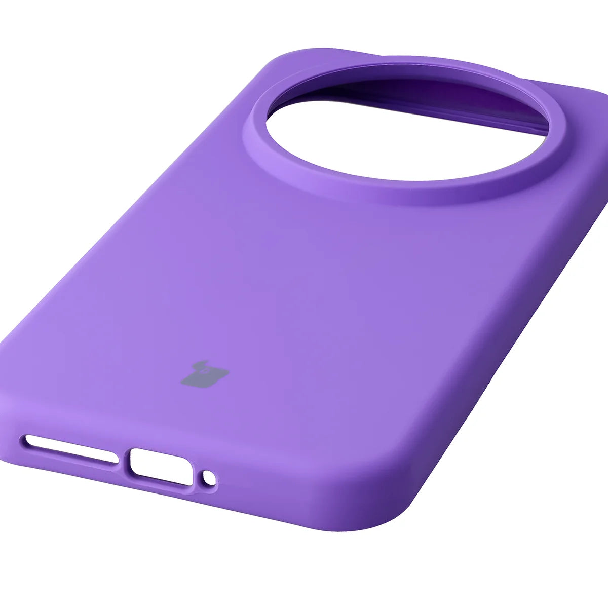 Silikon Handyhülle für Xiaomi 17 Ultra, Bizon Soft Case, Violett