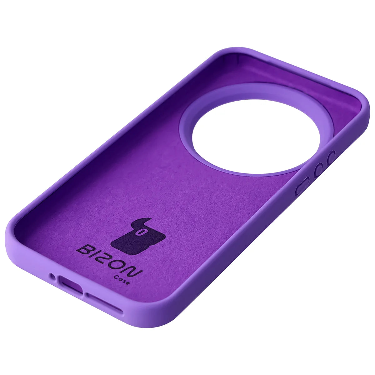 Silikon Handyhülle für Xiaomi 17 Ultra, Bizon Soft Case, Violett