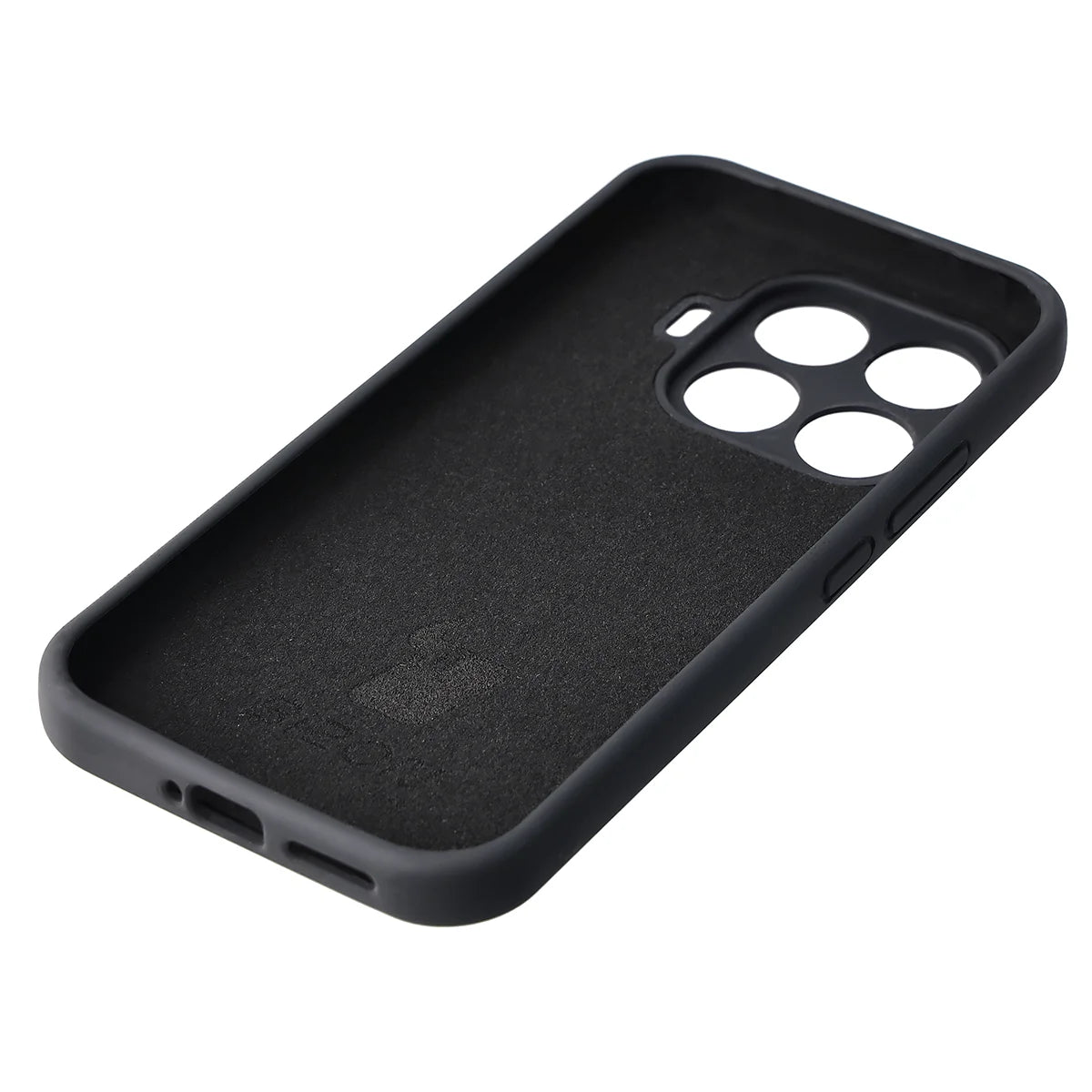 Silikon Handyhülle für Xiaomi 17T, Bizon Soft Case, Schwarz