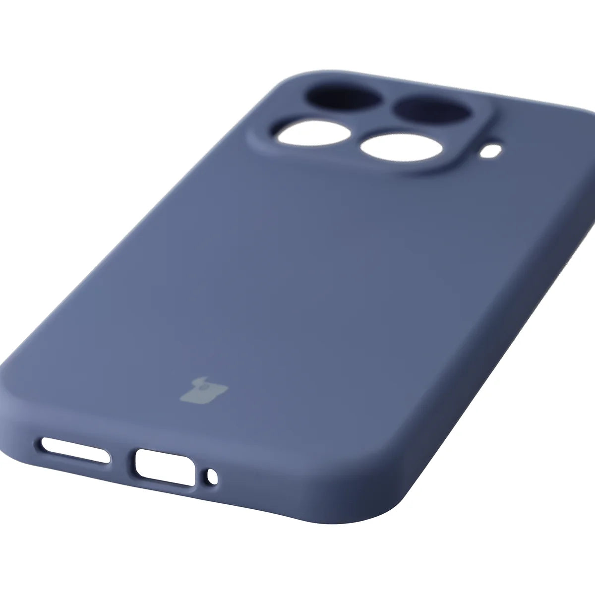 Silikon Handyhülle für Xiaomi 17T, Bizon Soft Case, Dunkelblau