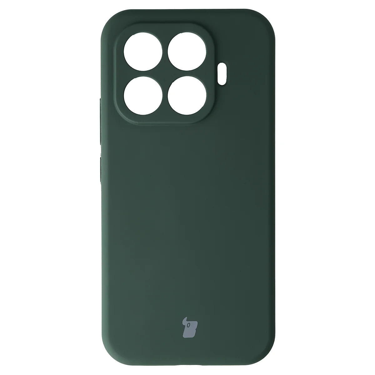 Silikon Handyhülle für Xiaomi 17T, Bizon Soft Case, Dunkelgrün
