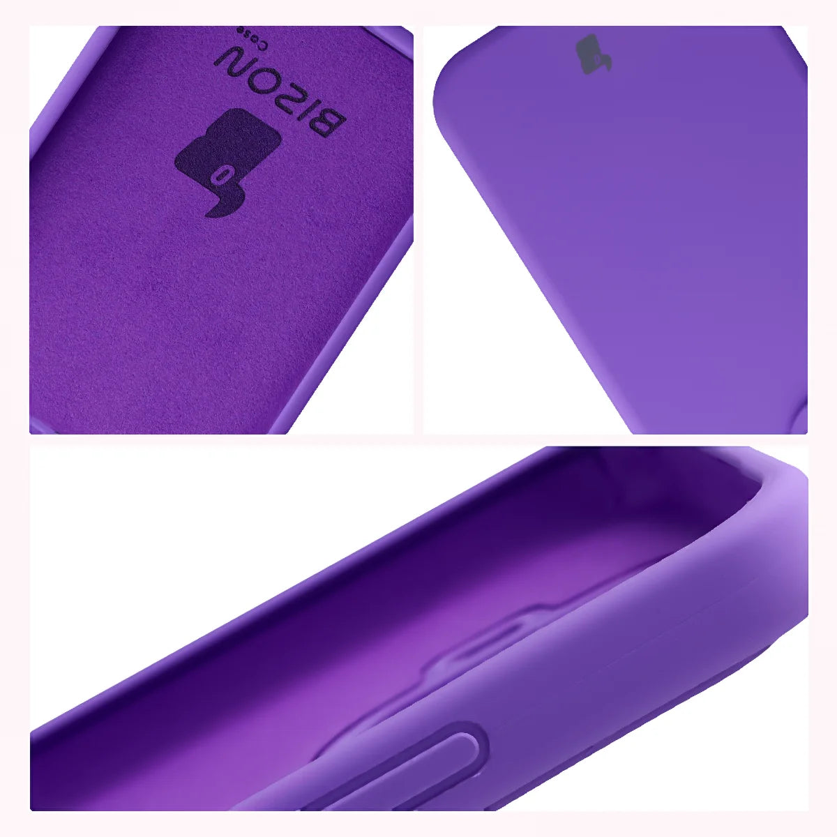 Silikon Handyhülle für Xiaomi 17T, Bizon Soft Case, Violett