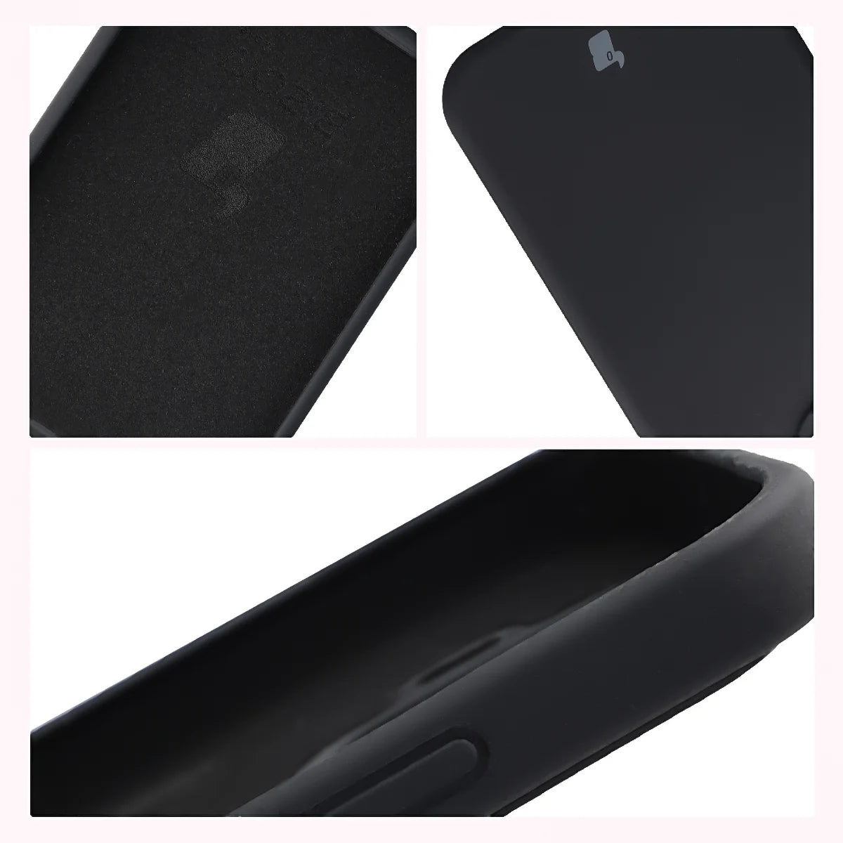 Silikon Handyhülle für Xiaomi 17T Pro, Bizon Soft Case, Schwarz