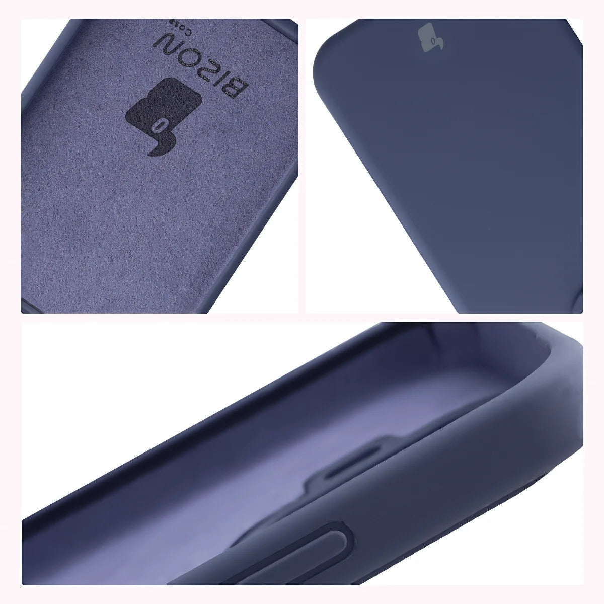 Silikon Handyhülle für Xiaomi 17T Pro, Bizon Soft Case, Dunkelblau
