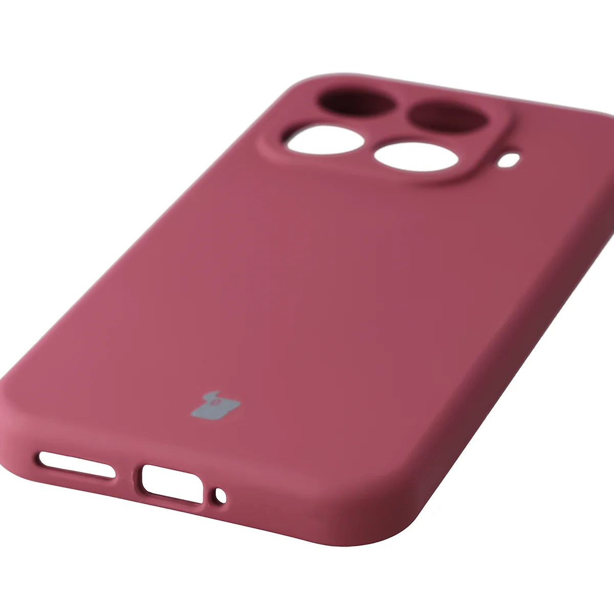 Silikon Handyhülle für Xiaomi 17T Pro, Bizon Soft Case, Pflaumenfarbe