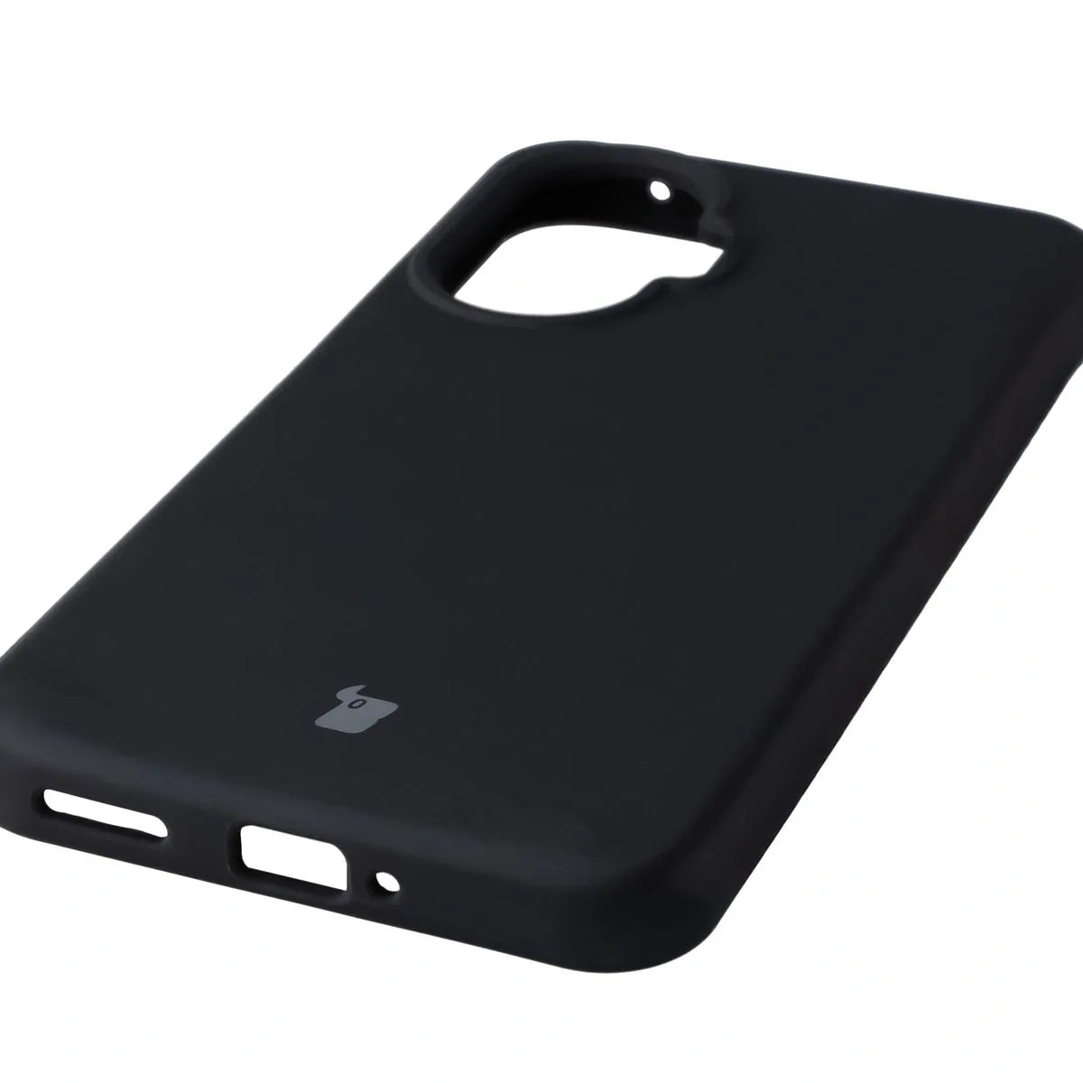 Silikon Handyhülle für Xiaomi POCO F7, Bizon Soft Case, Schwarz