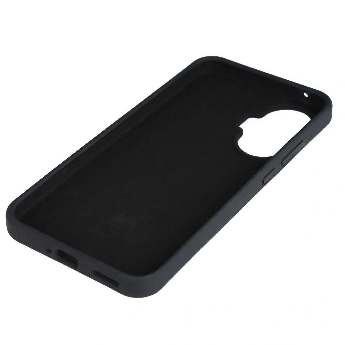 Silikon Handyhülle für Xiaomi POCO F7, Bizon Soft Case, Schwarz