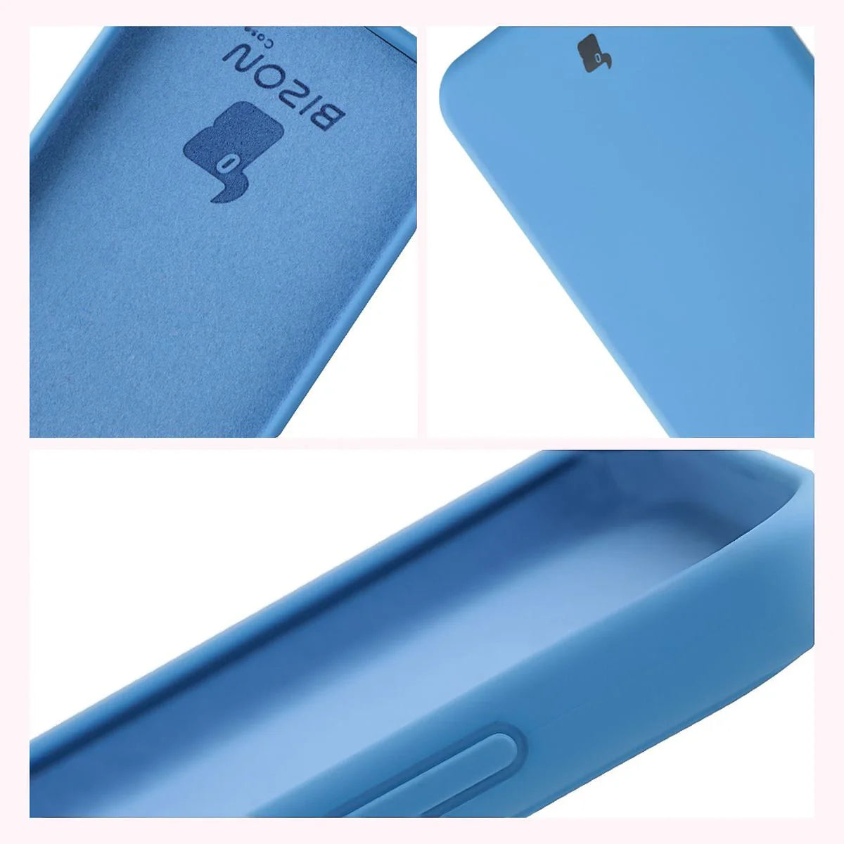 Silikon Handyhülle für Xiaomi POCO F7, Bizon Soft Case, Blau
