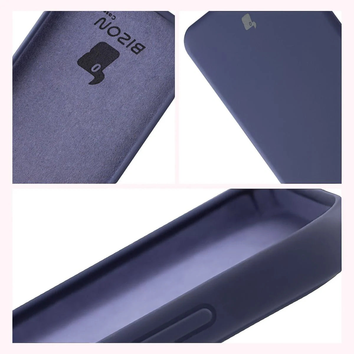 Silikon Handyhülle für Xiaomi POCO F7, Bizon Soft Case, Dunkelblau