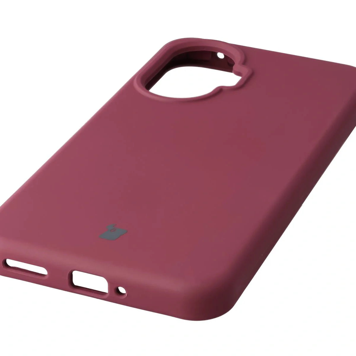 Silikon Handyhülle für Xiaomi POCO F7, Bizon Soft Case, Pflaumenfarbe