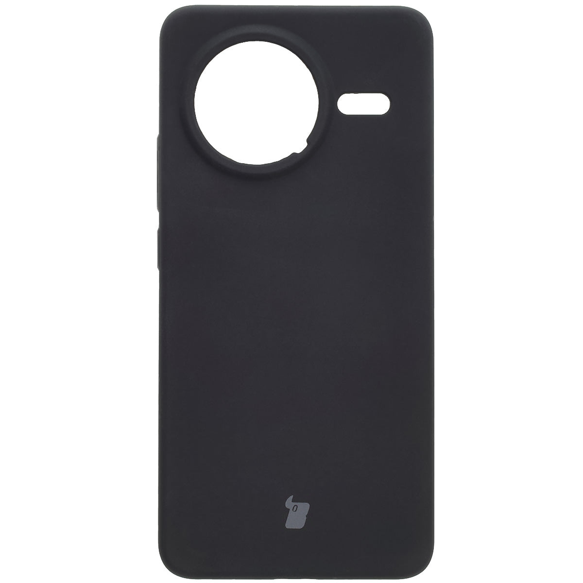 Silikon Handyhülle für Xiaomi POCO F7 Pro, Bizon Soft Case, Schwarz