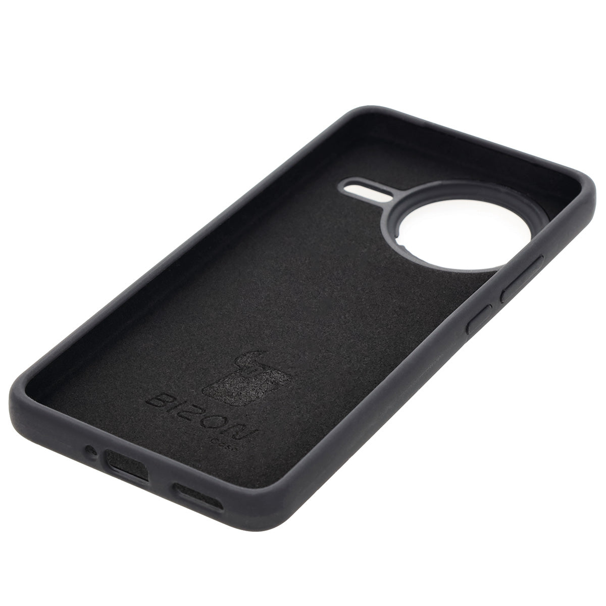 Silikon Handyhülle für Xiaomi POCO F7 Pro, Bizon Soft Case, Schwarz