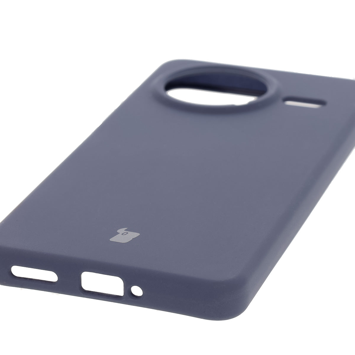 Silikon Handyhülle für Xiaomi POCO F7 Pro, Bizon Soft Case, Dunkelblau