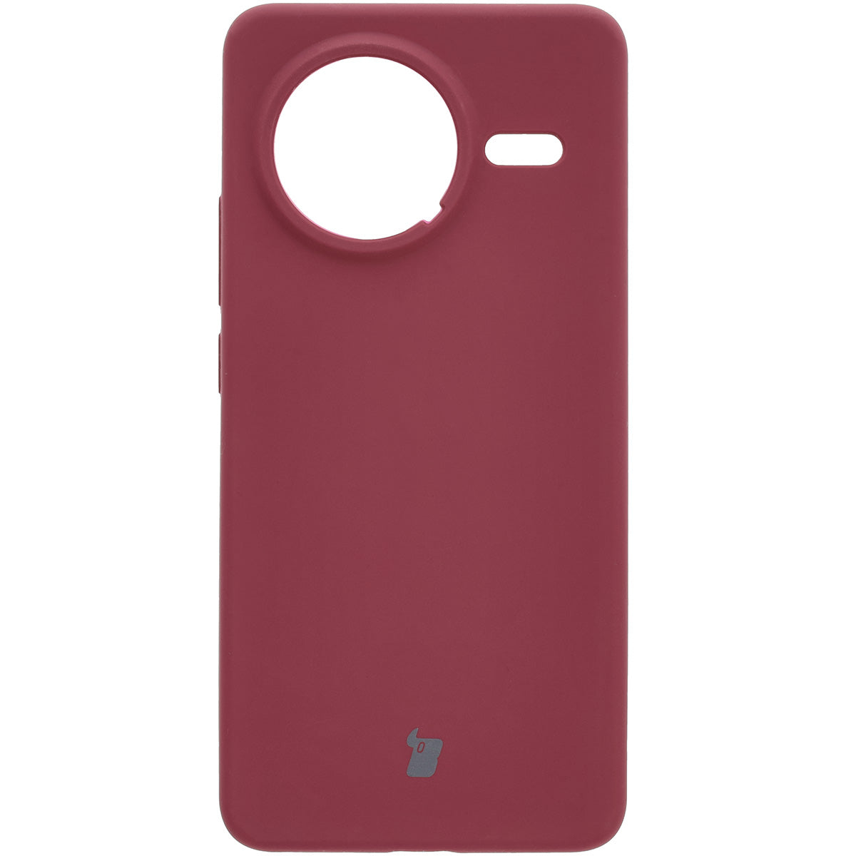 Silikon Handyhülle für Xiaomi POCO F7 Pro, Bizon Soft Case, Pflaumenfarbe