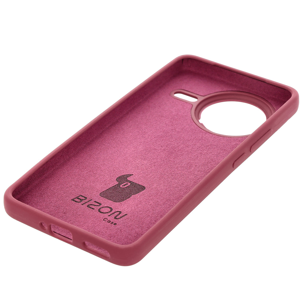 Silikon Handyhülle für Xiaomi POCO F7 Pro, Bizon Soft Case, Pflaumenfarbe