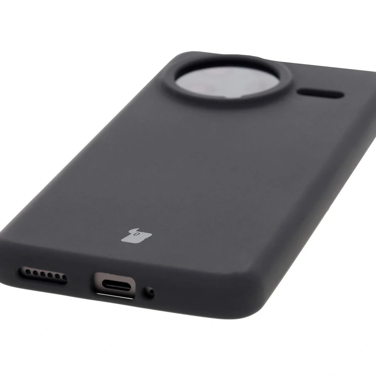 Silikon Handyhülle für Xiaomi POCO F7 Ultra, Bizon Soft Case, Schwarz