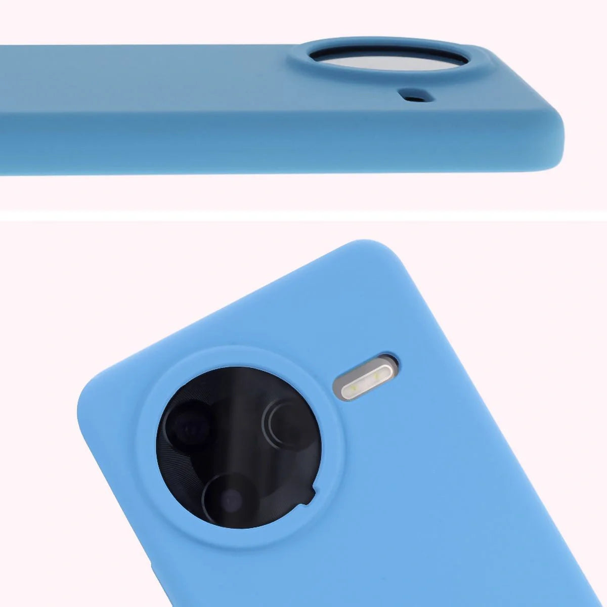 Silikon Handyhülle für Xiaomi POCO F7 Ultra, Bizon Soft Case, Blau