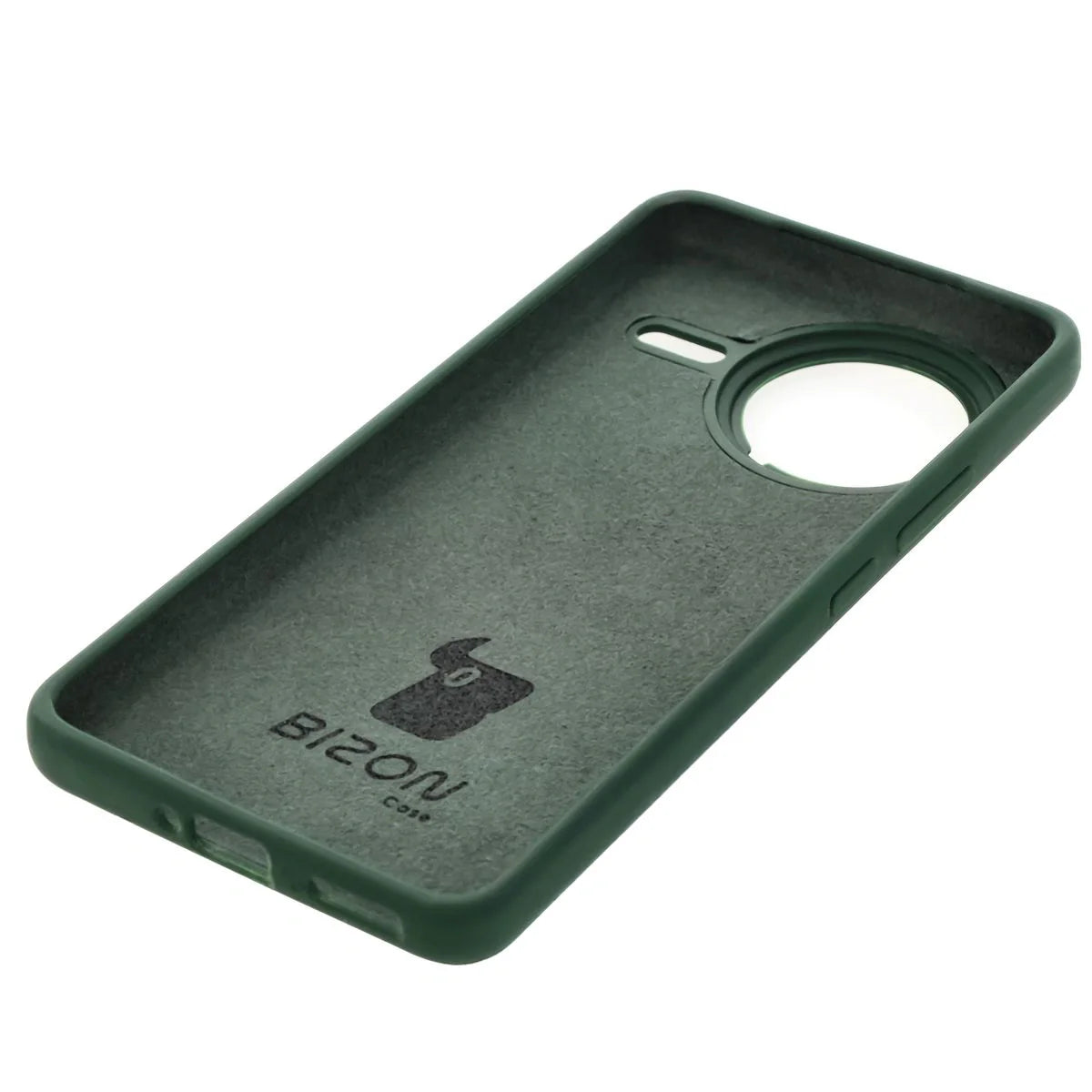 Silikon Handyhülle für Xiaomi POCO F7 Ultra, Bizon Soft Case, Dunkelgrün