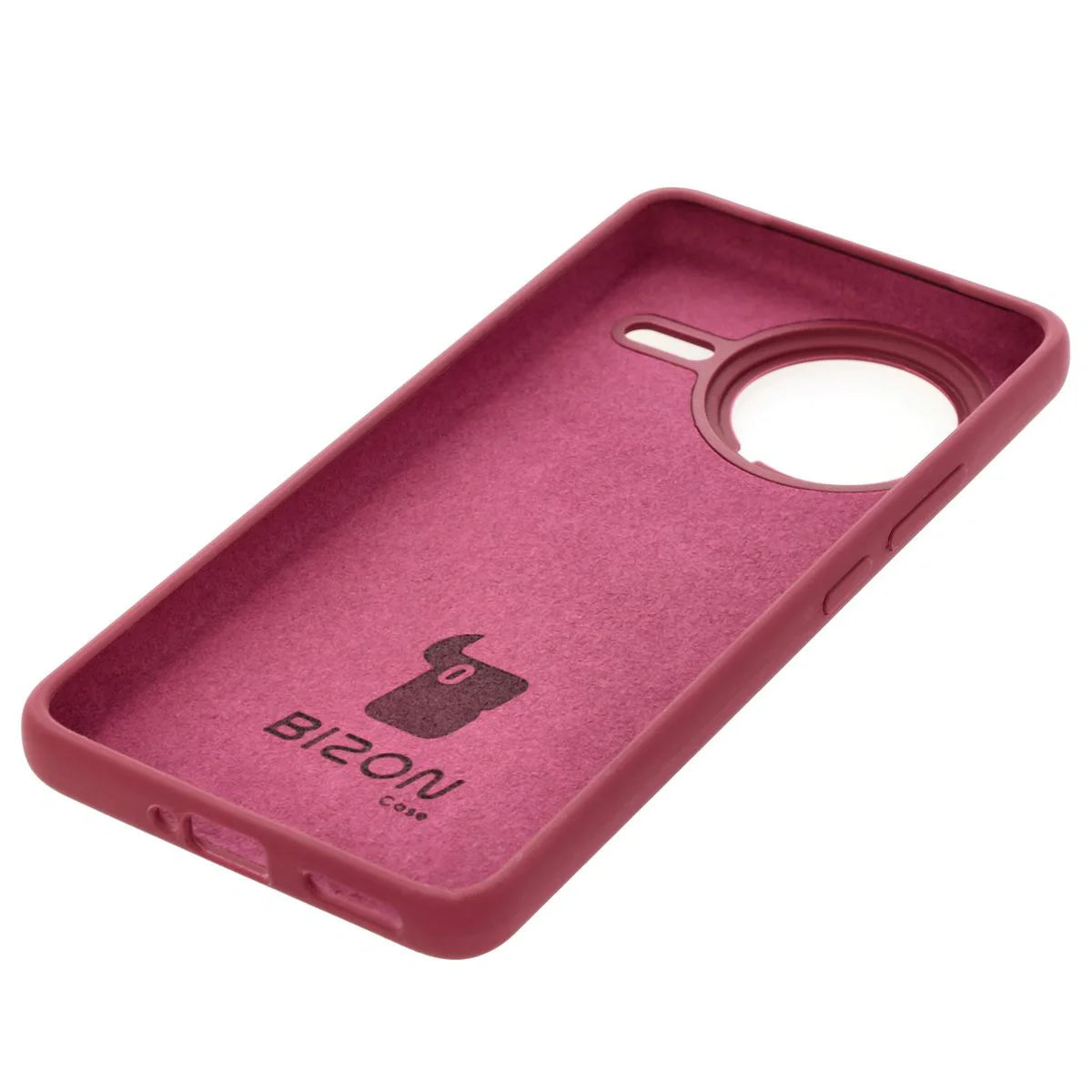 Silikon Handyhülle für Xiaomi POCO F7 Ultra, Bizon Soft Case, Pflaumenfarbe