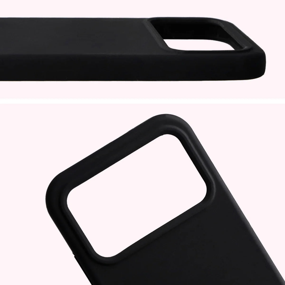 Silikon Handyhülle für Xiaomi POCO F8 Pro, Bizon Soft Case, Schwarz