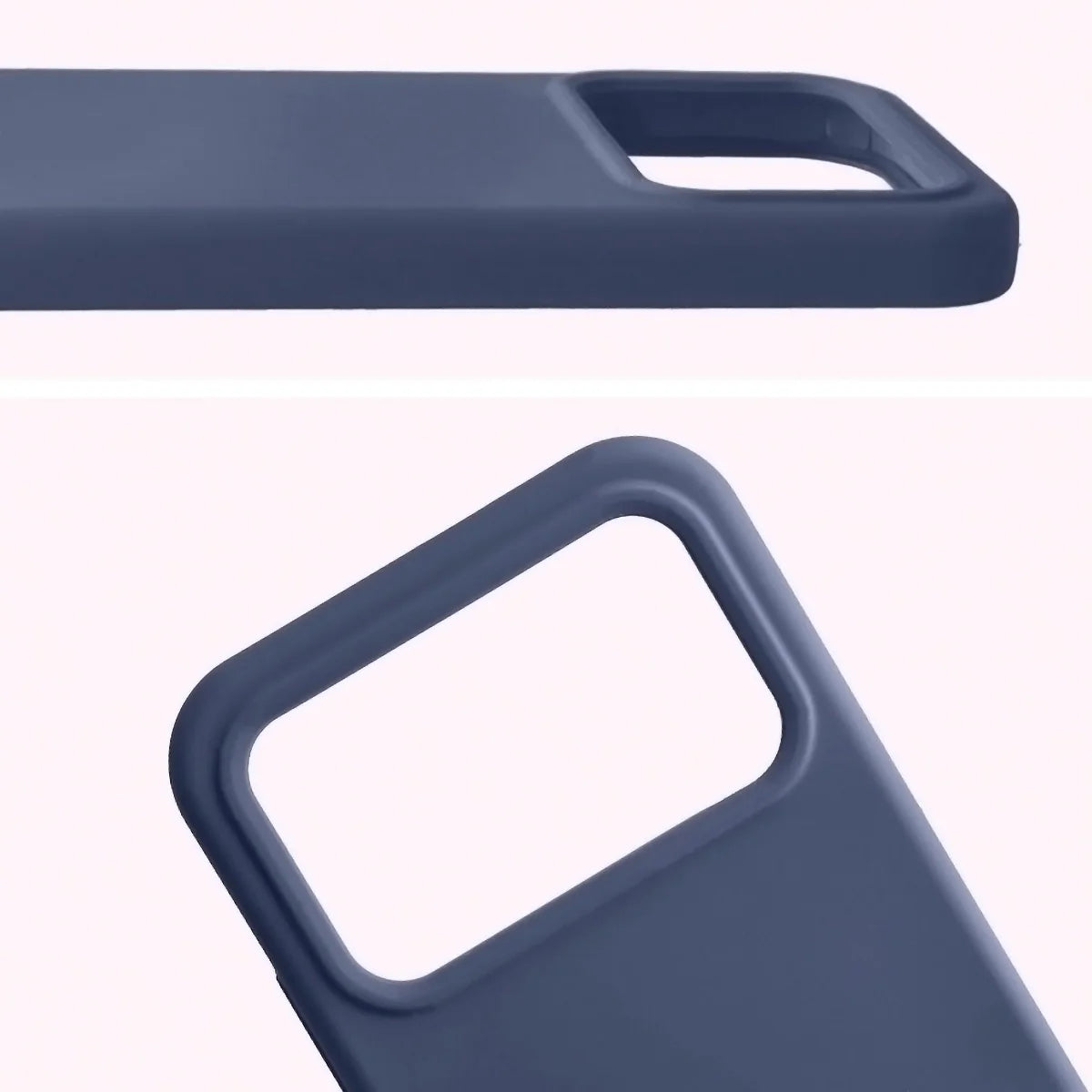 Silikon Handyhülle für Xiaomi POCO F8 Pro, Bizon Soft Case, Dunkelblau
