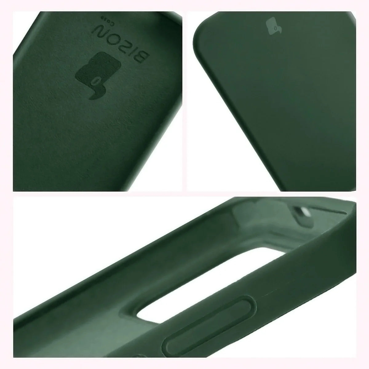 Silikon Handyhülle für Xiaomi POCO F8 Pro, Bizon Soft Case, Dunkelgrün